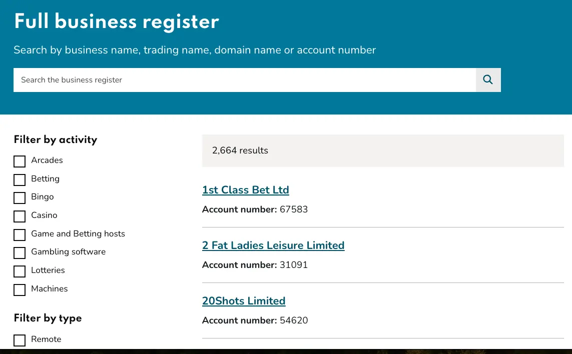uk gambling commission checker