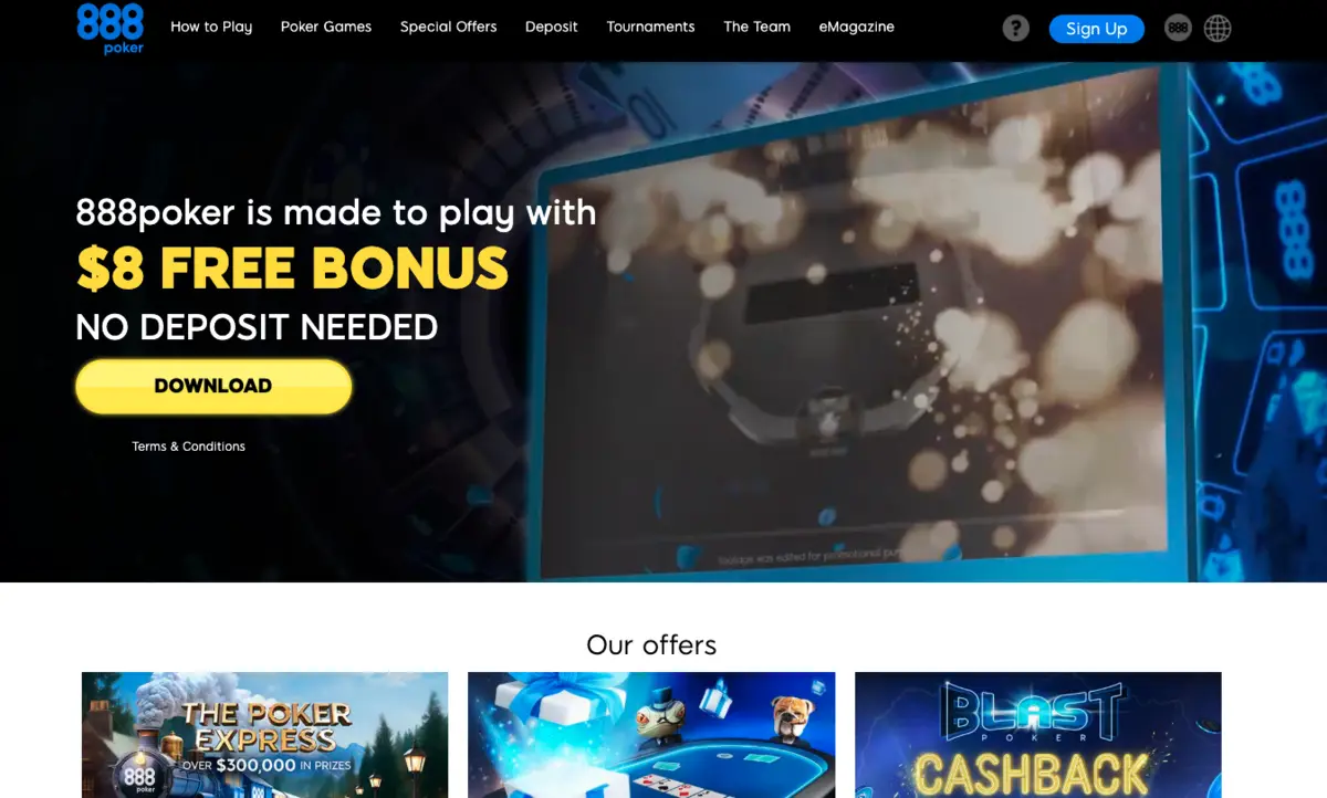 888poker home page